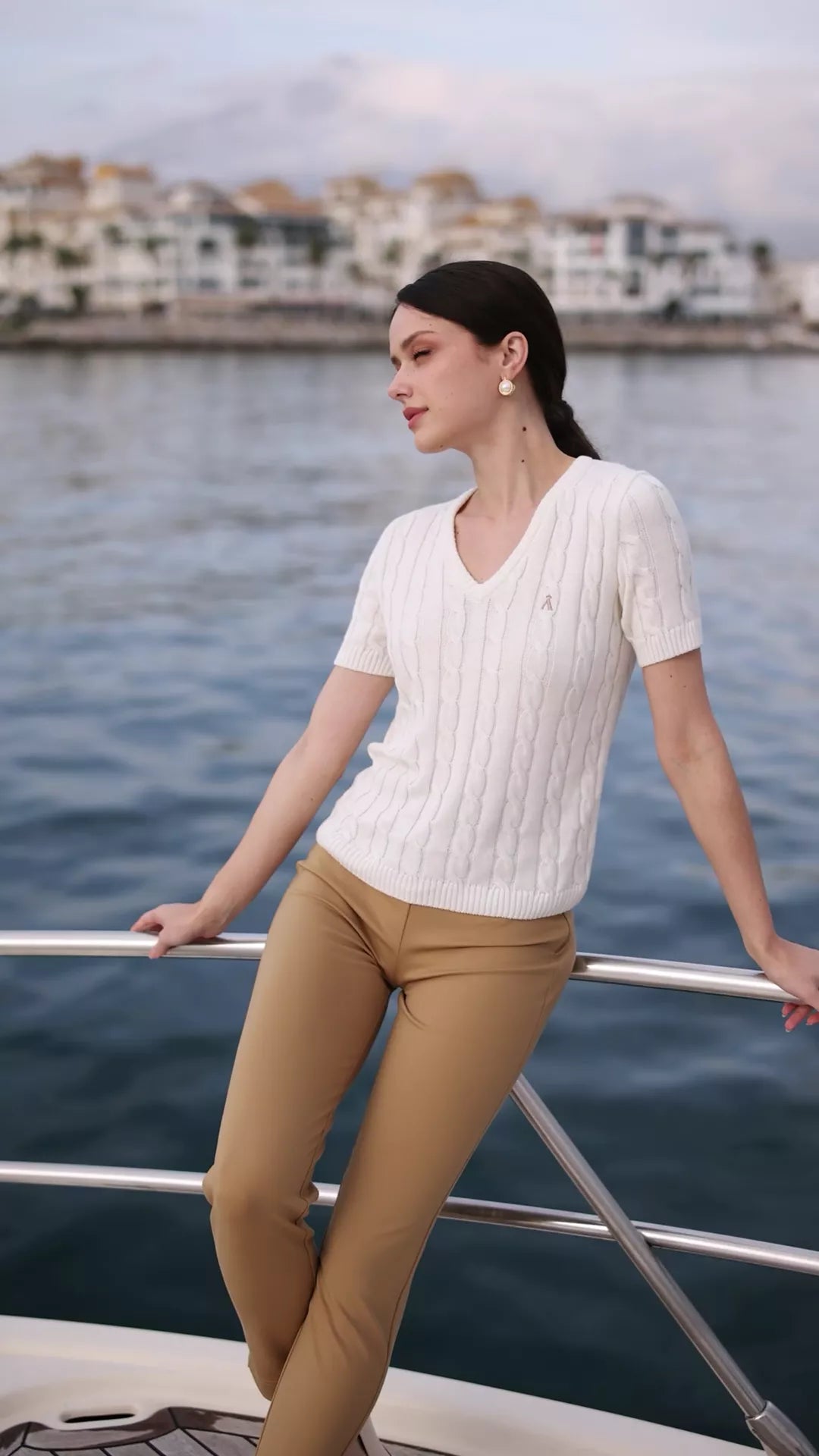 Talina Cable Knit Top