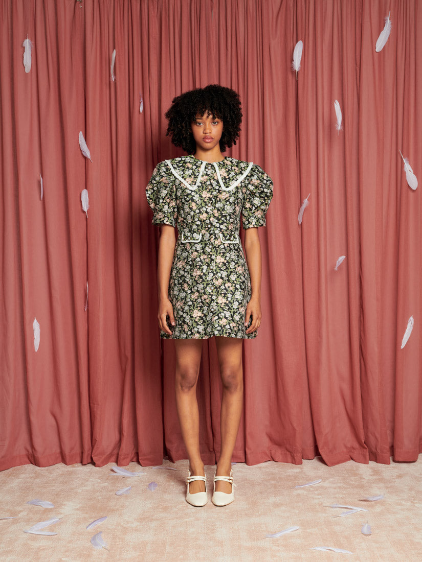 Graces Jacquard Mini Dress