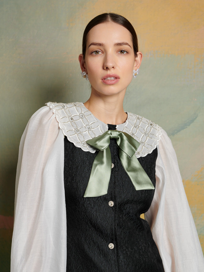 Dusk Jacquard Mini Dress