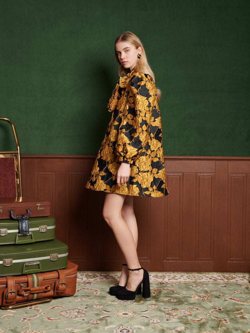 Bellecour Jacquard Mini Dress