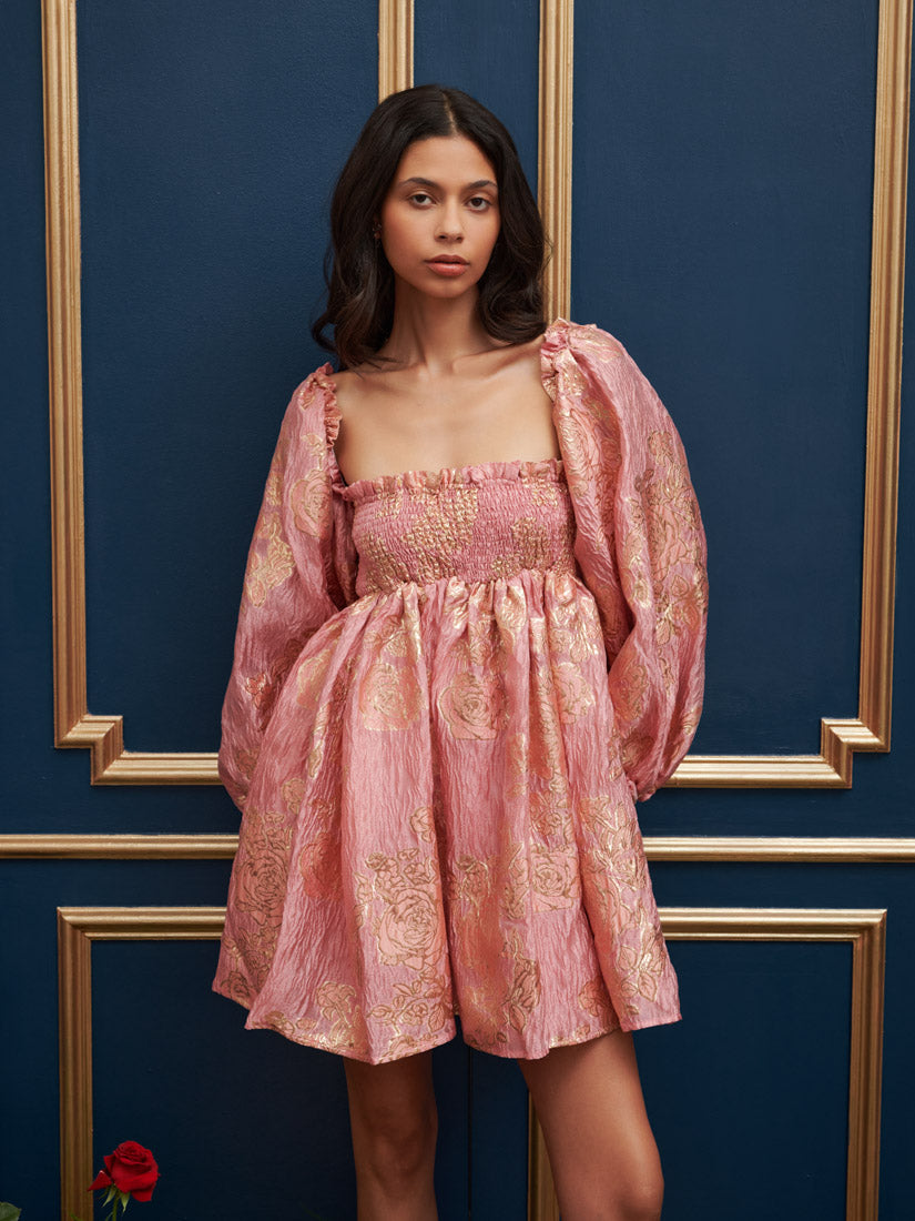 Twilight Jacquard Mini Dress