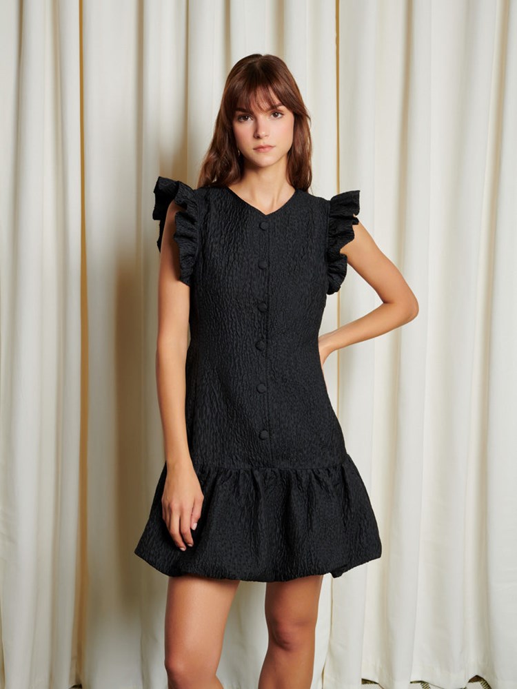 Otillie Taffeta Mini Dress