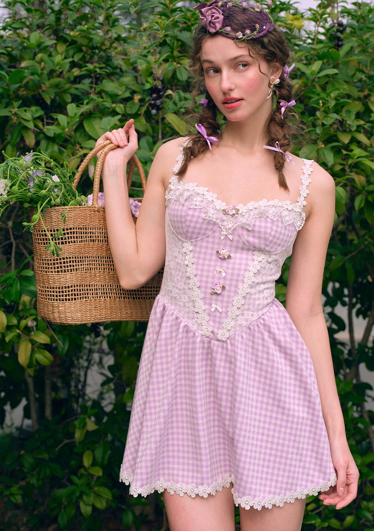 Cottage Hyacinth Corset Dress