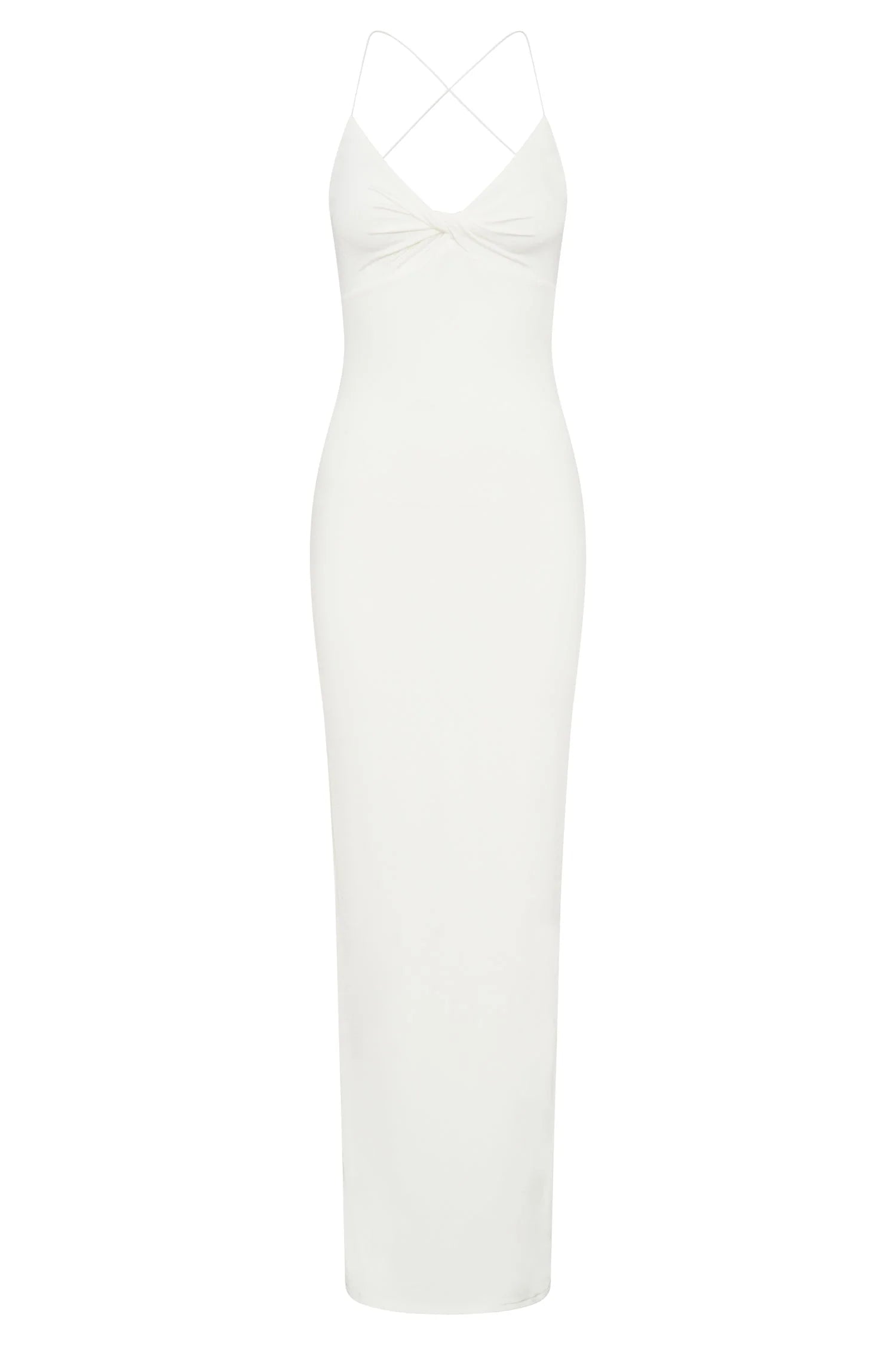 Sinead Twist Maxi Dress - White