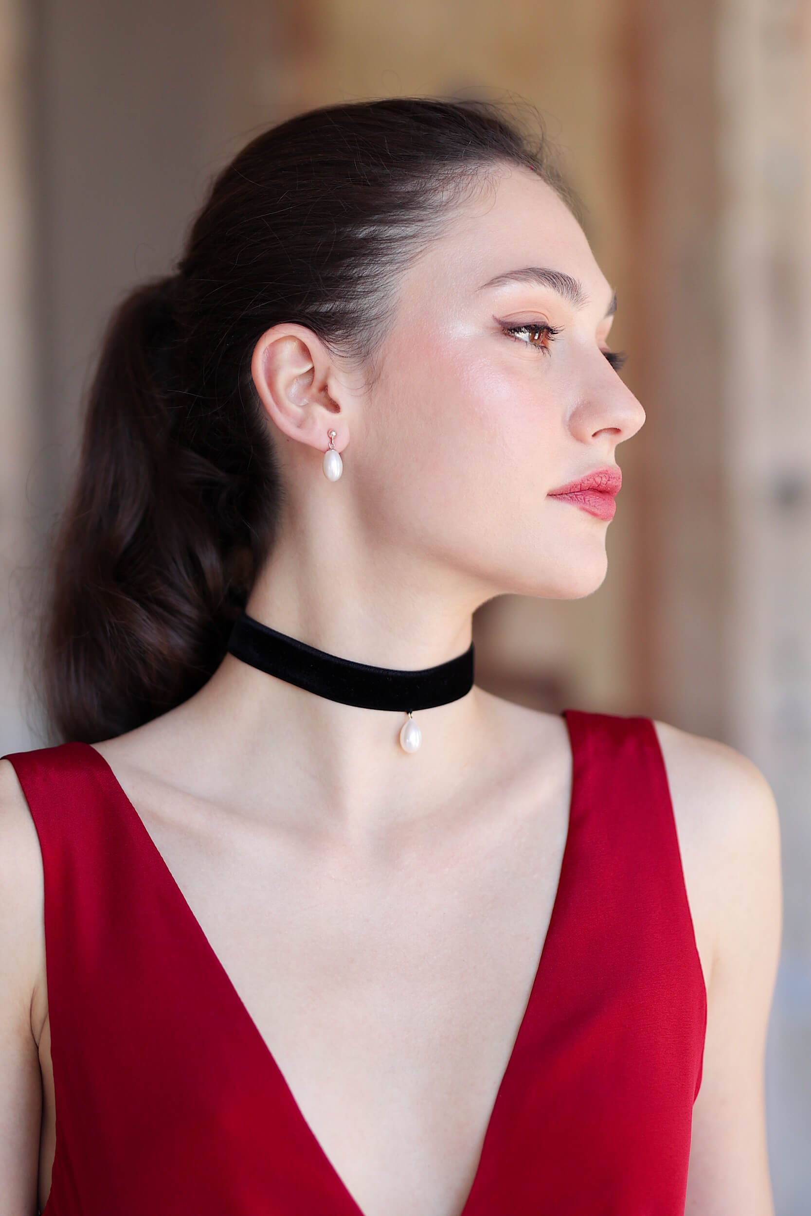 Olie Velvet Choker