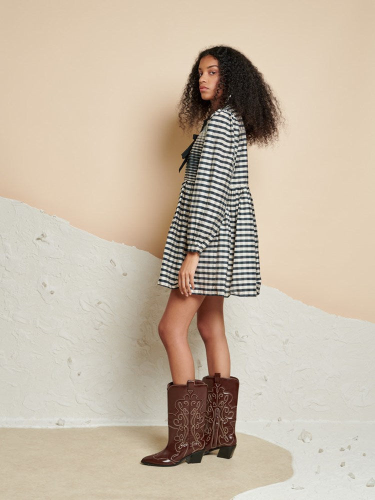 Bobbi Check Mini Dress