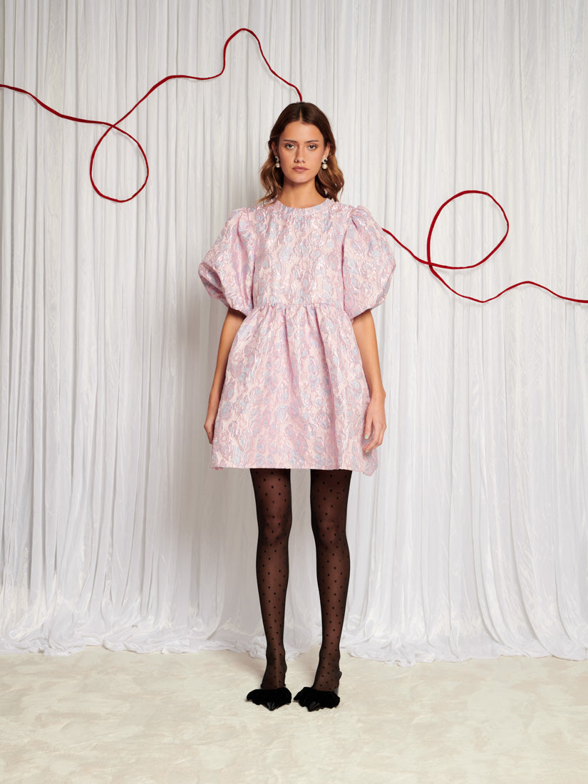 Brambling Jacquard Mini Dress
