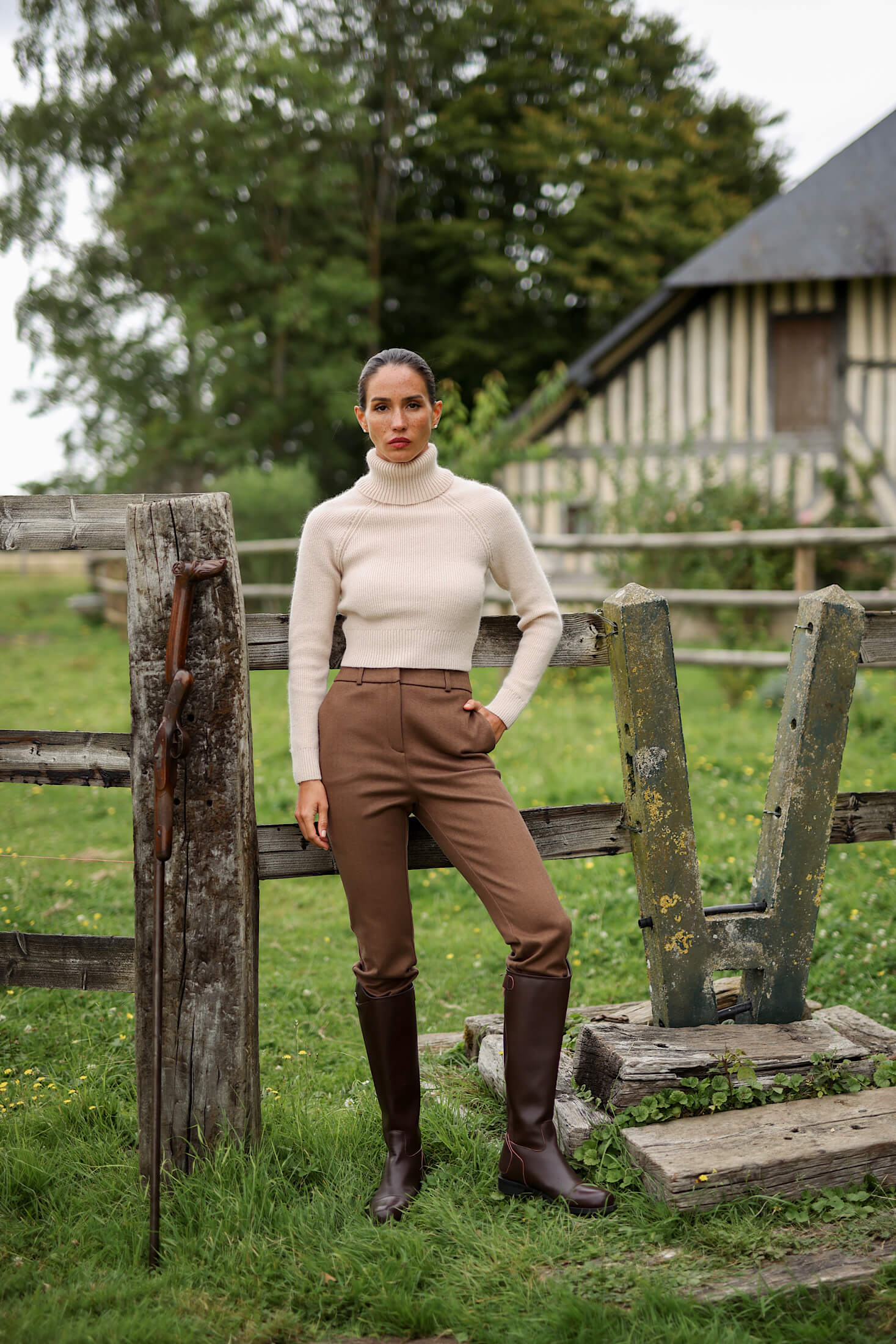 Naomi Mohair Roll-Neck Sweater