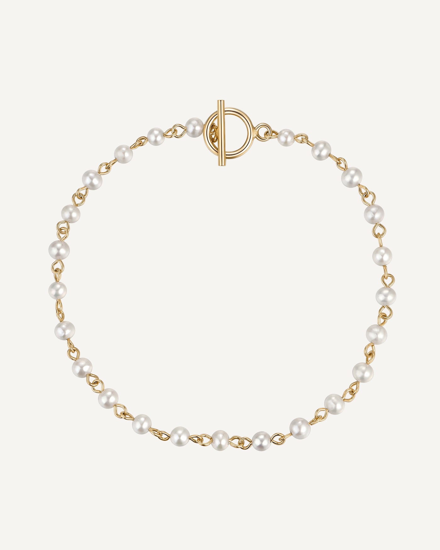 Audrey Pearl Station Bracelet