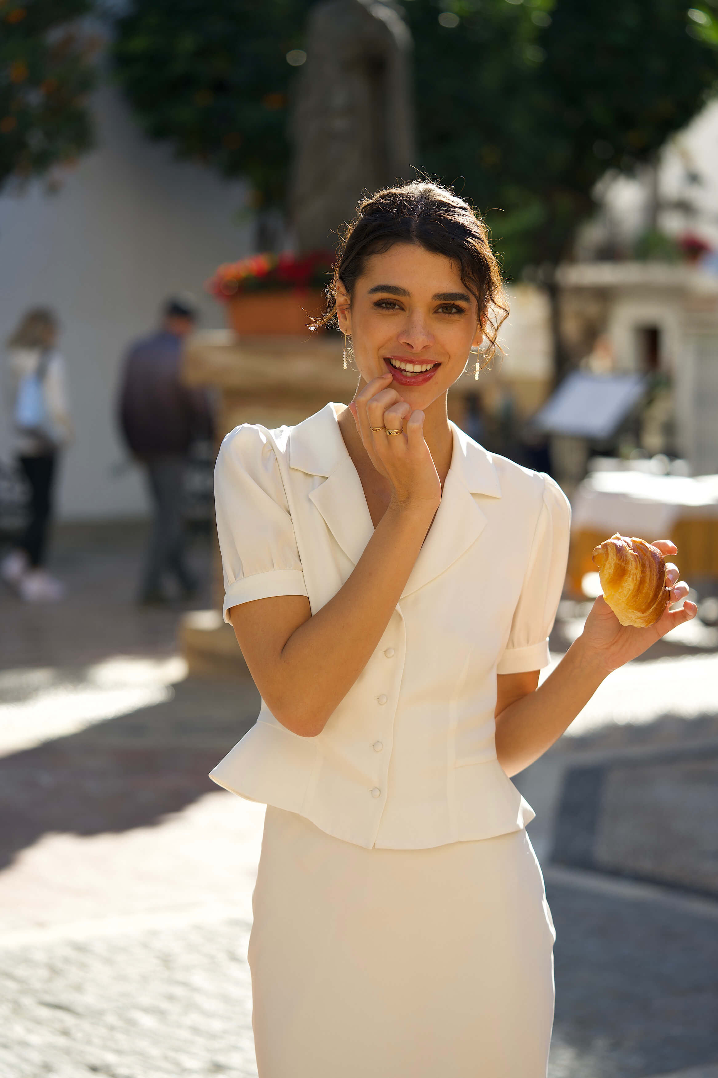 Talia Silk Two-Piece