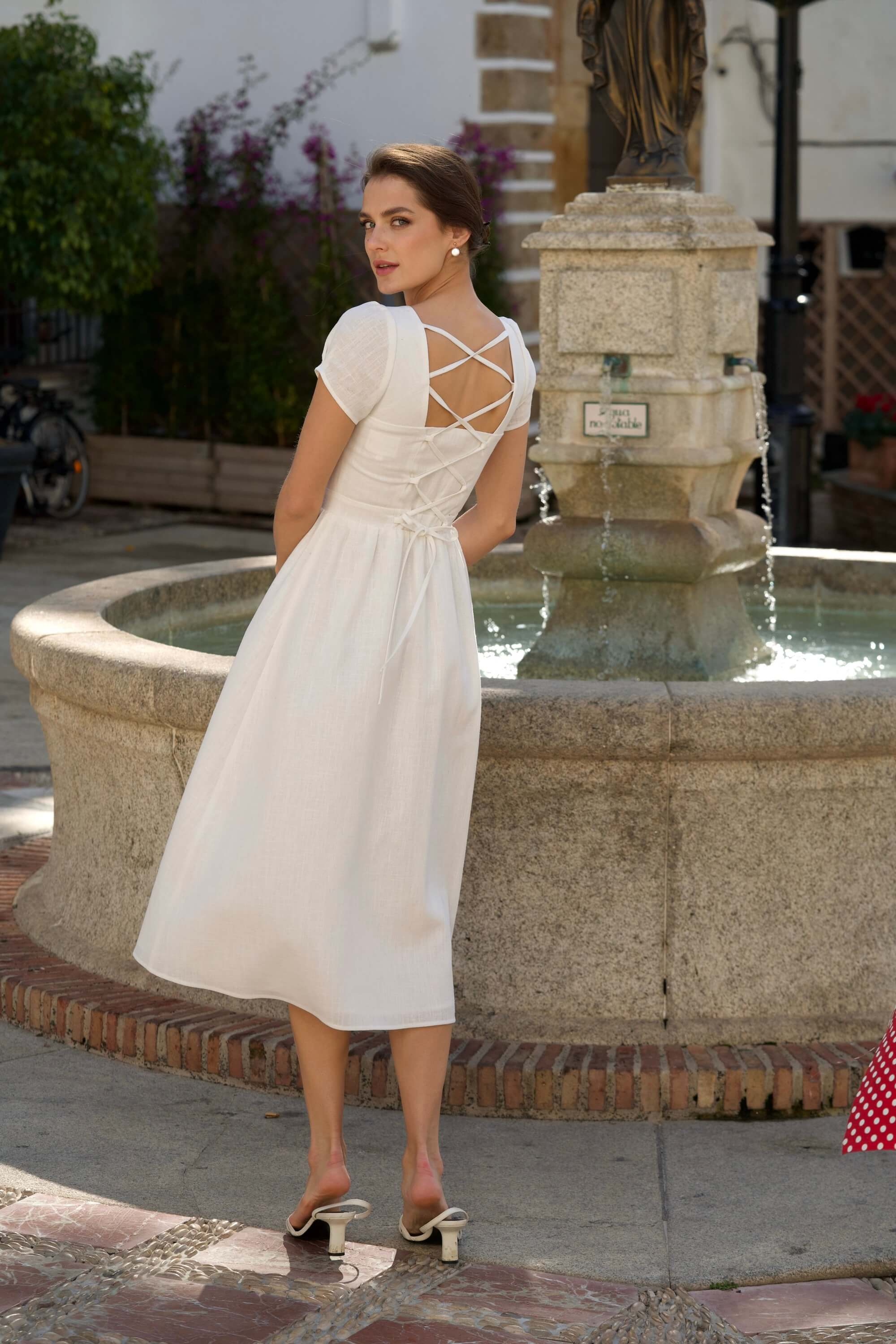 Estelle Button Down Dress