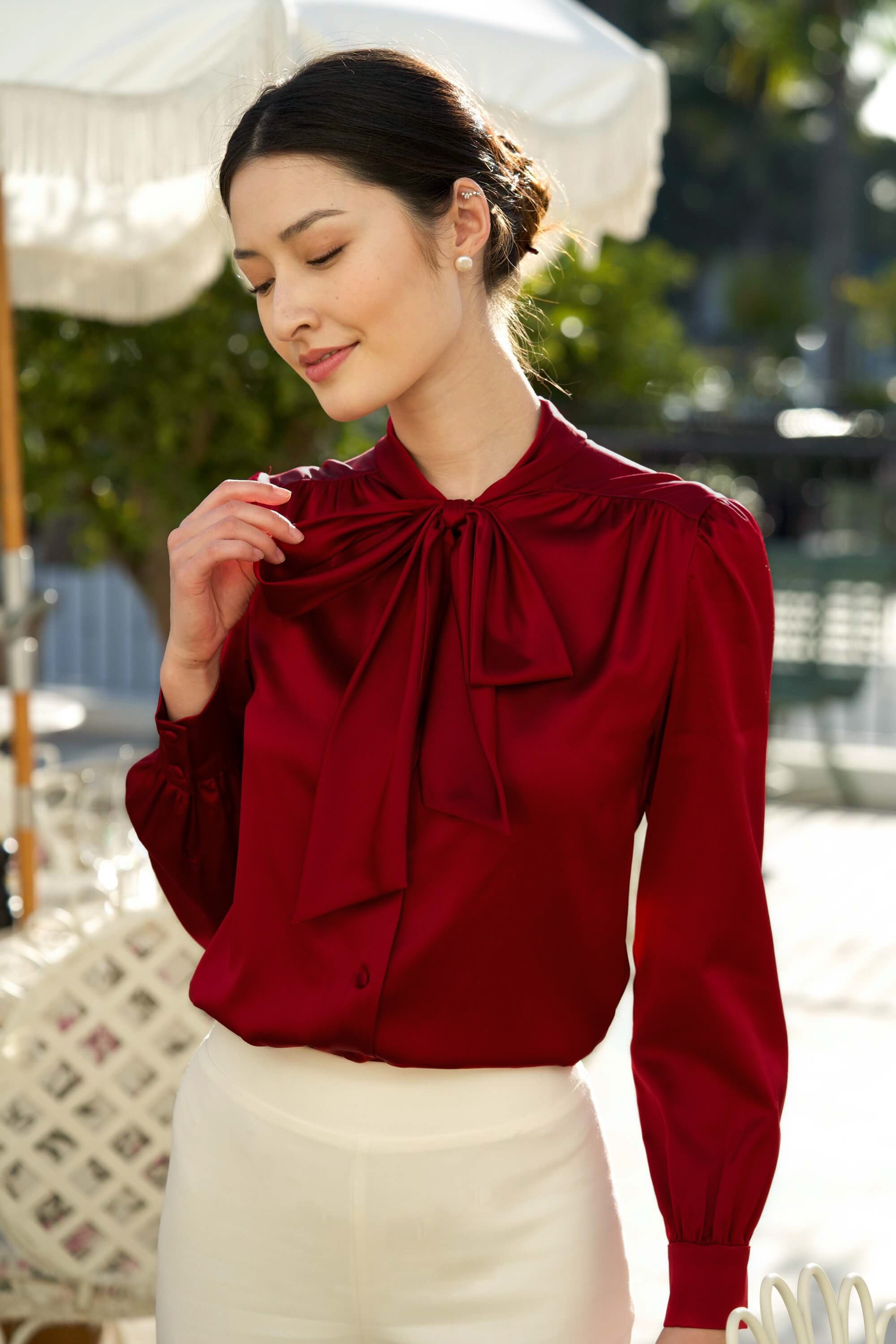 Lena Silk Blouse