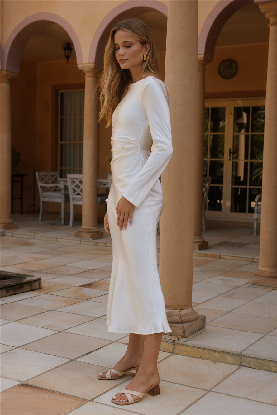 Forget Me Not Maxi Dress Cream