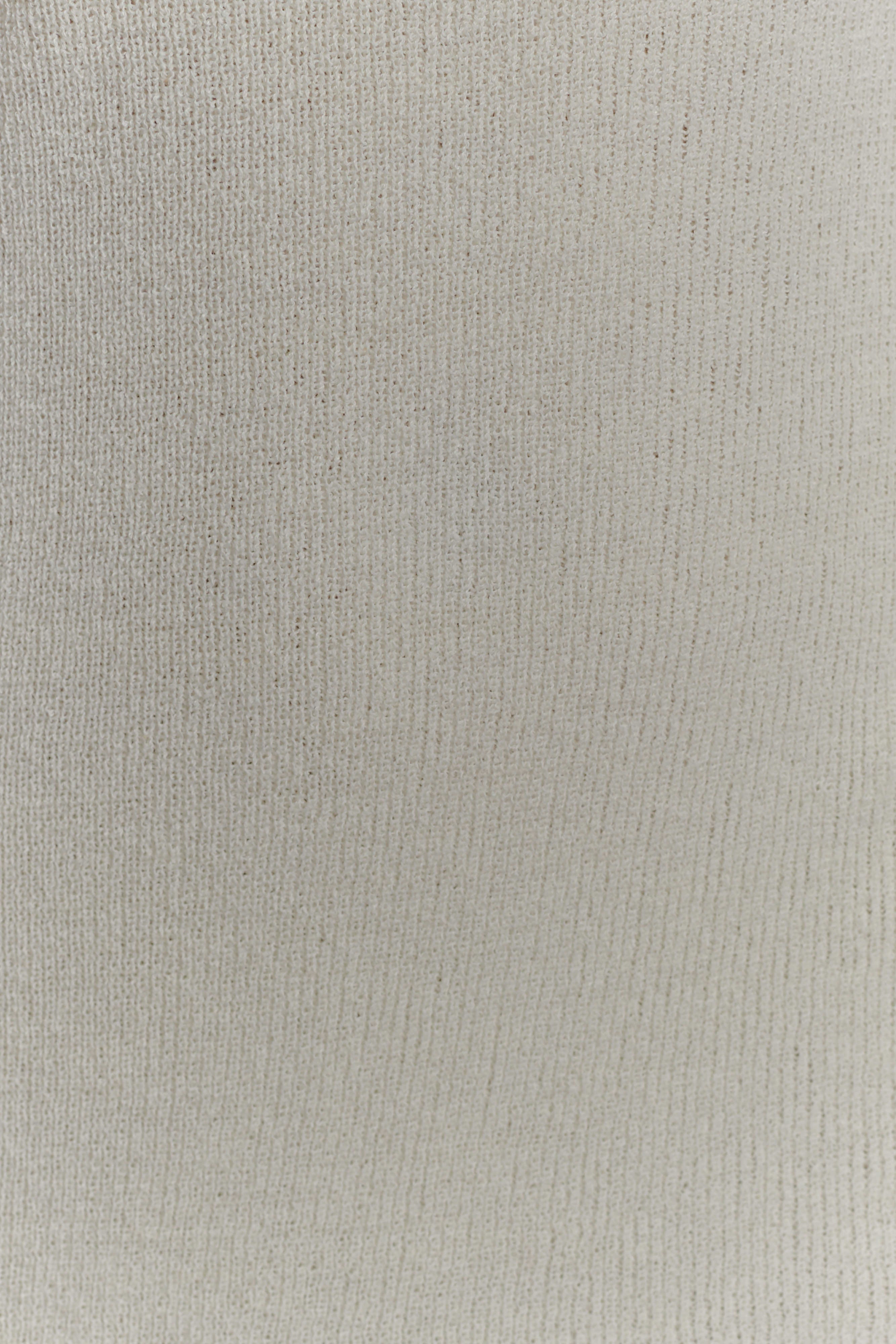 Caprice Halter Knit Mini Dress - White