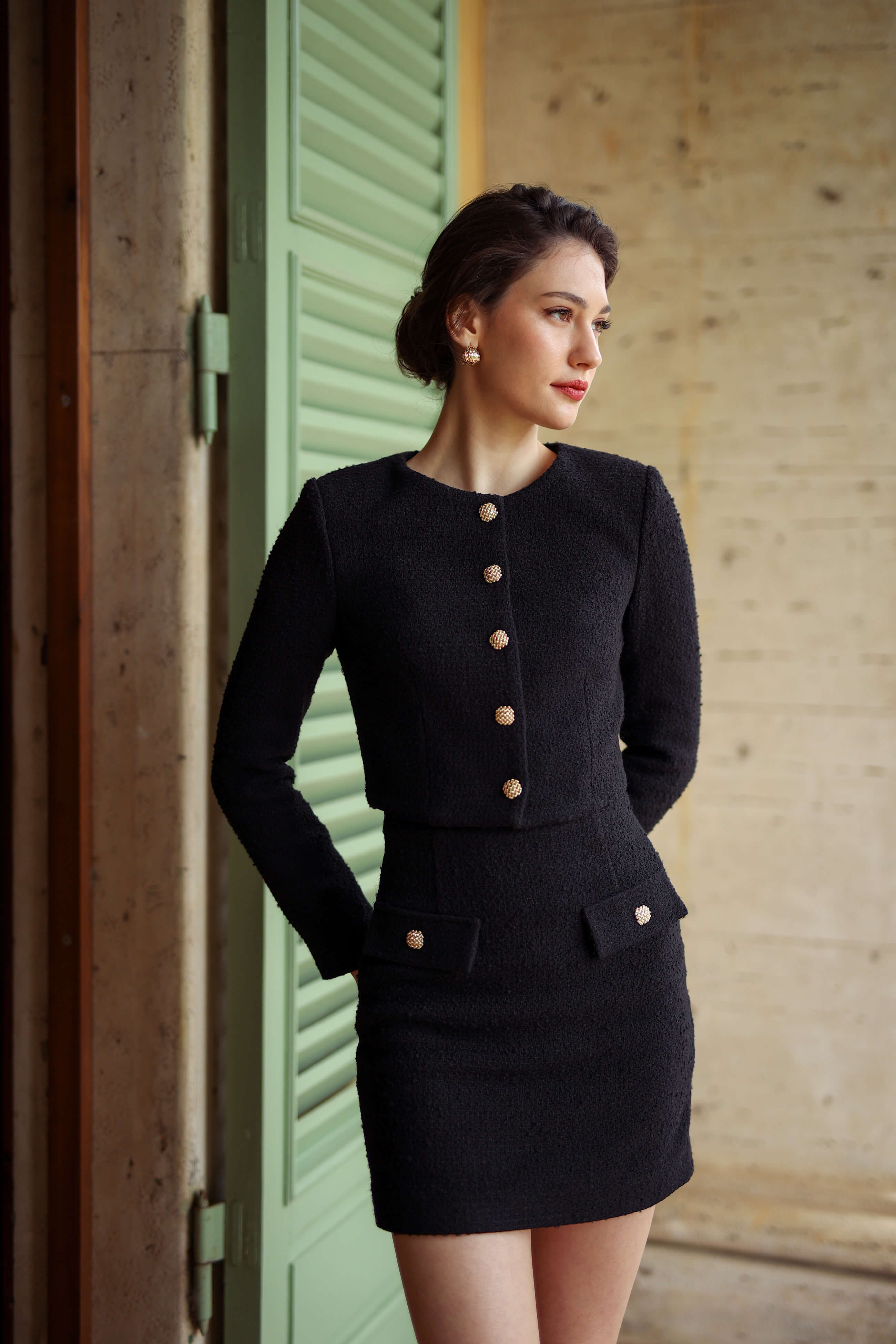 Harmony Tweed Two Piece