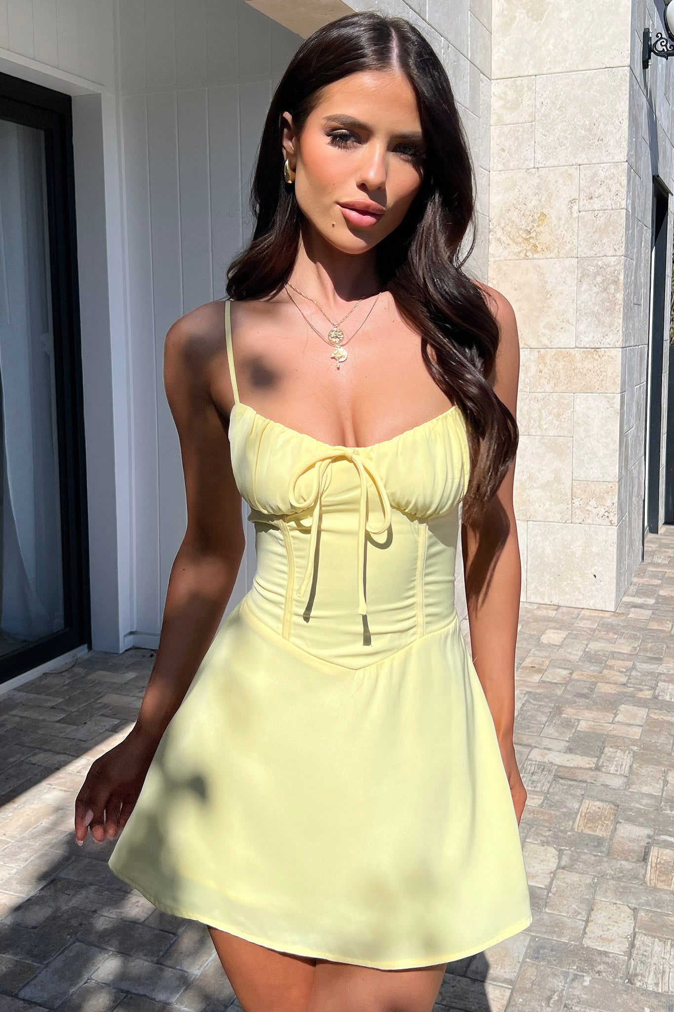 Magdalena Dress - Yellow