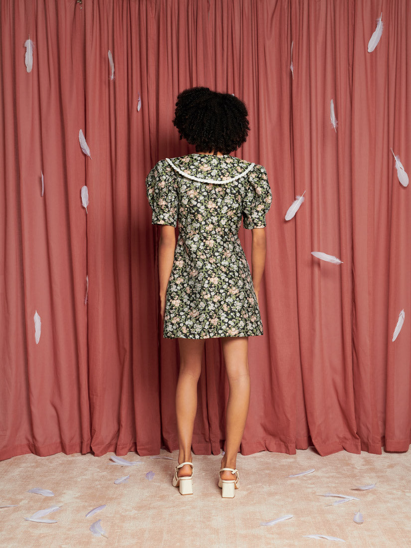 Graces Jacquard Mini Dress