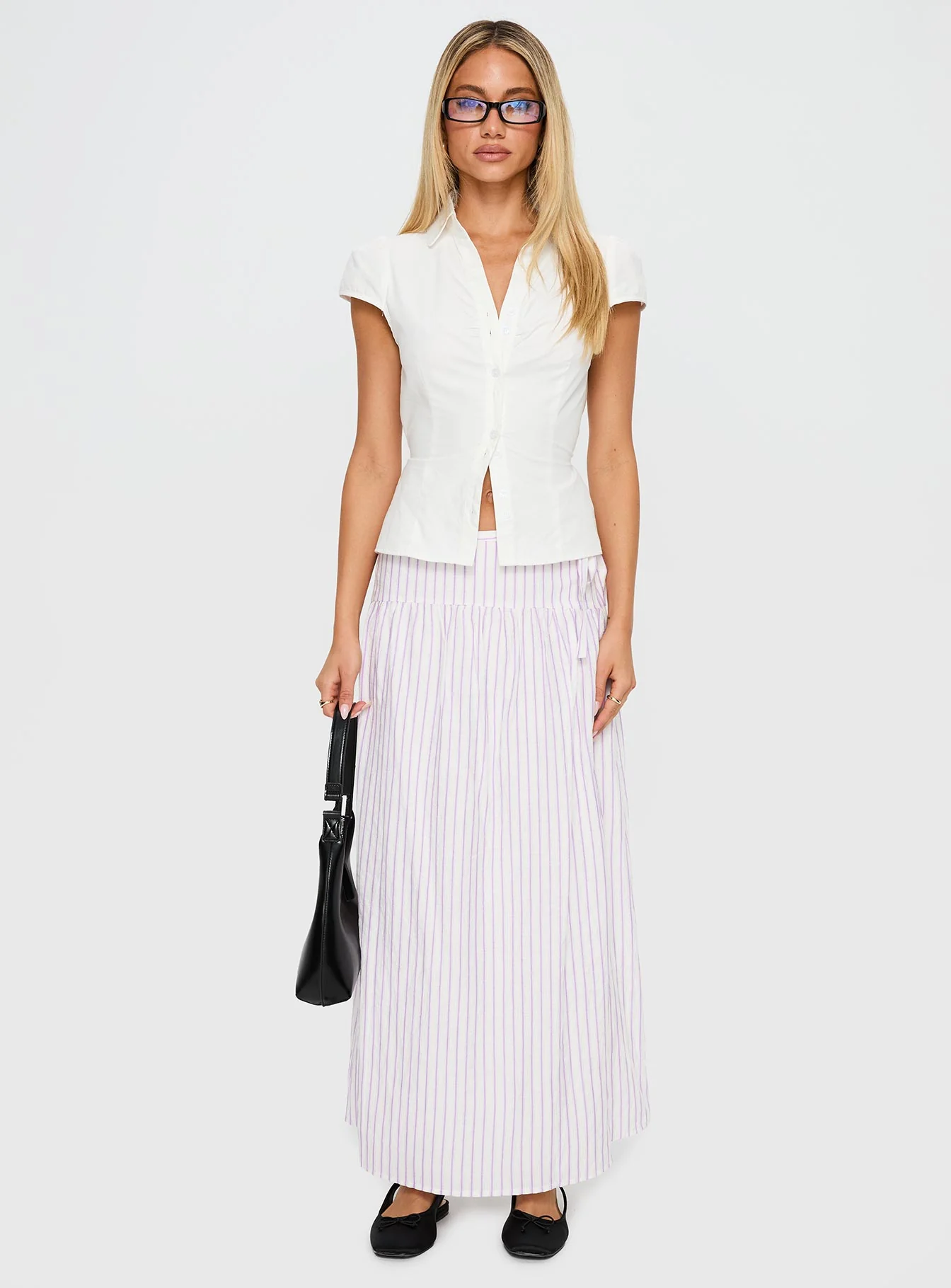 Antheia Maxi Skirt White Multi