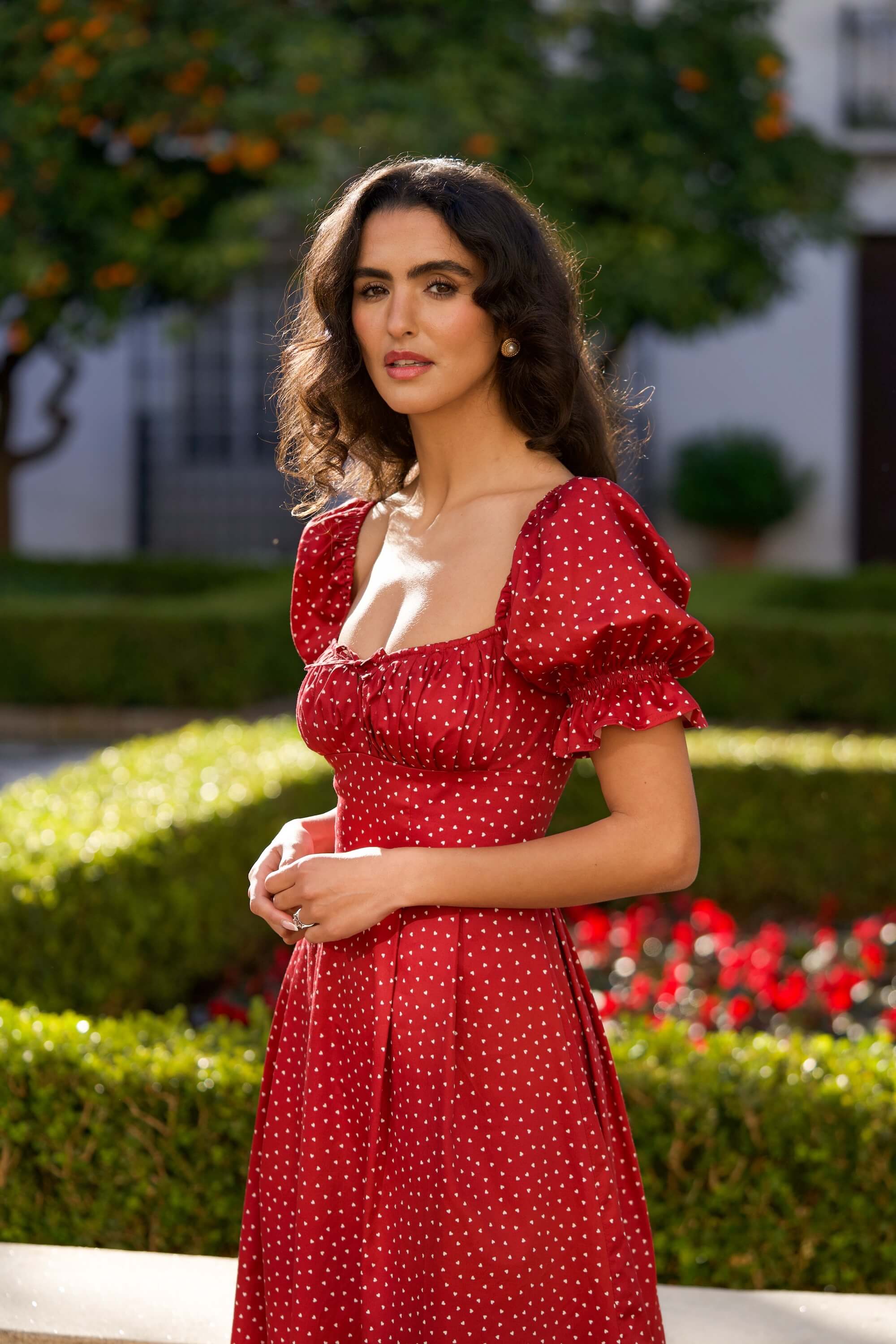 Mira Puffed Sleeve Dress