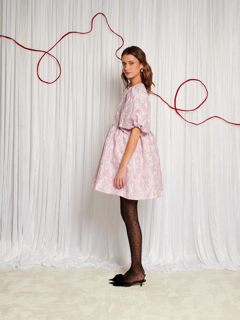 Brambling Jacquard Mini Dress