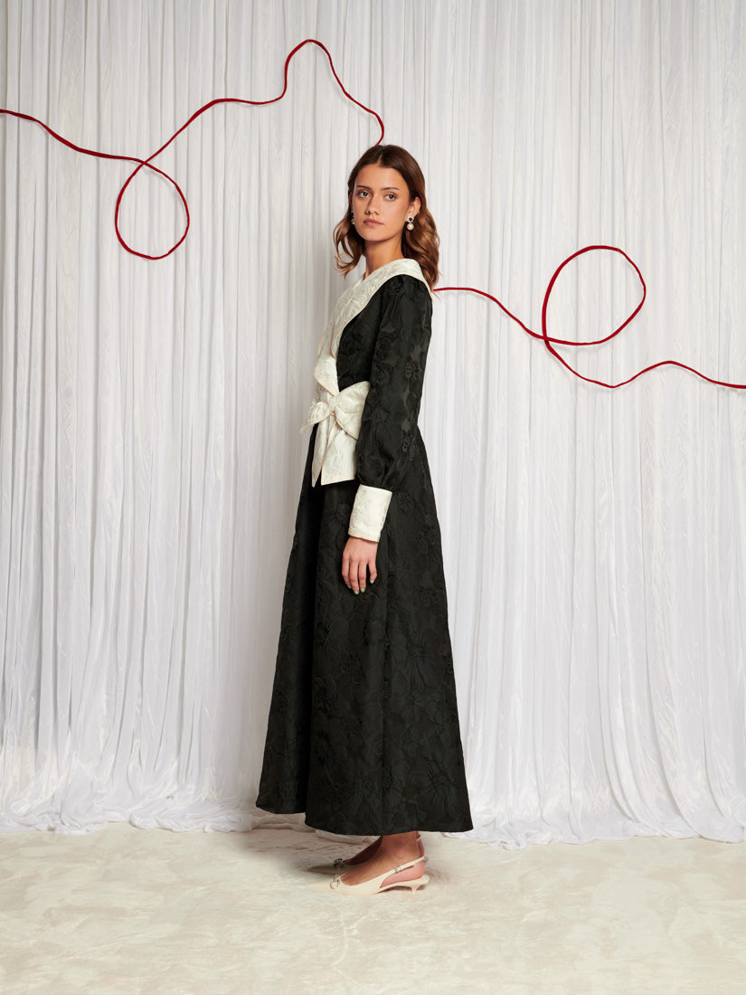 Daya Jacquard Maxi Dress