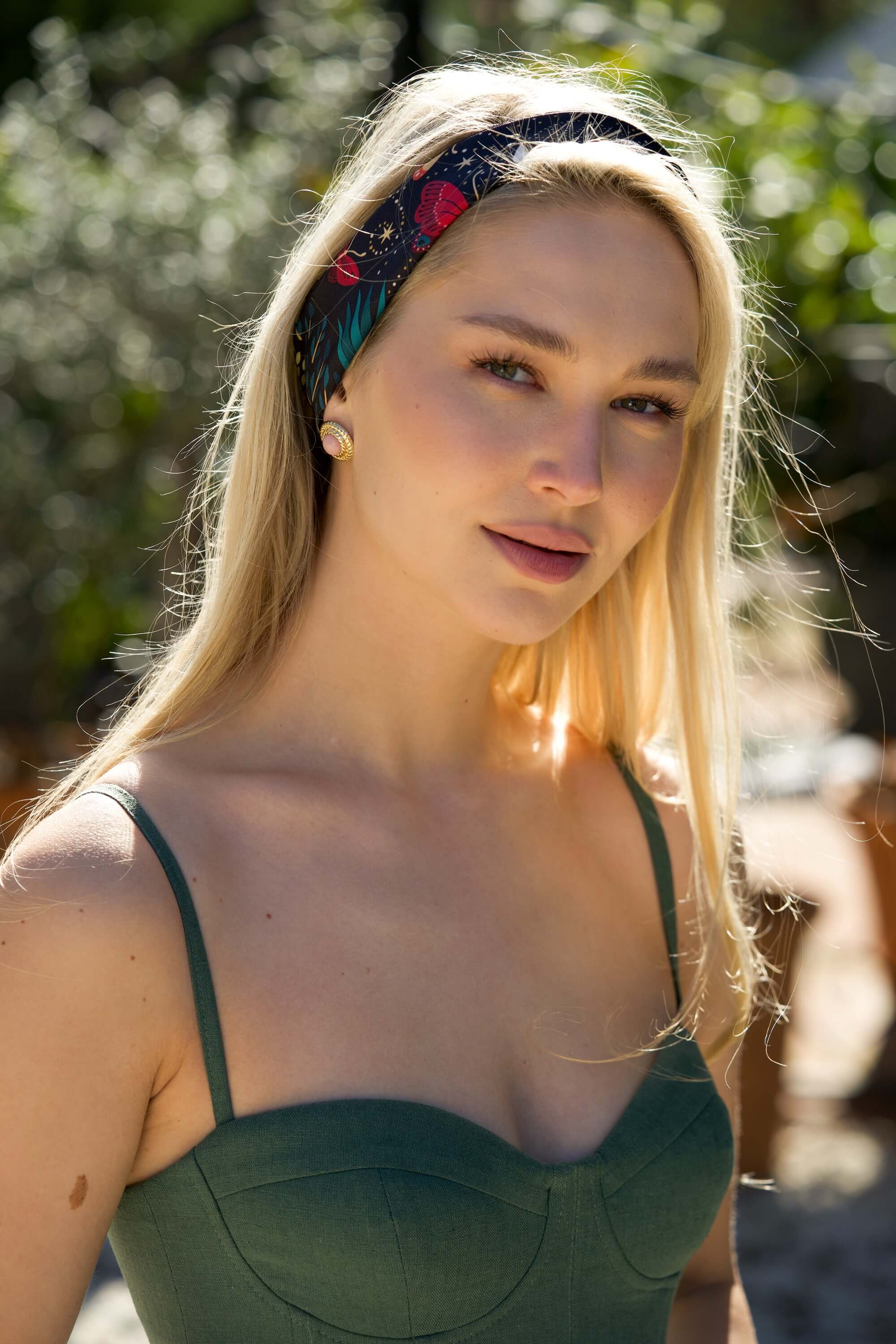 The Moon Butterfly Silk Bandana Scarf