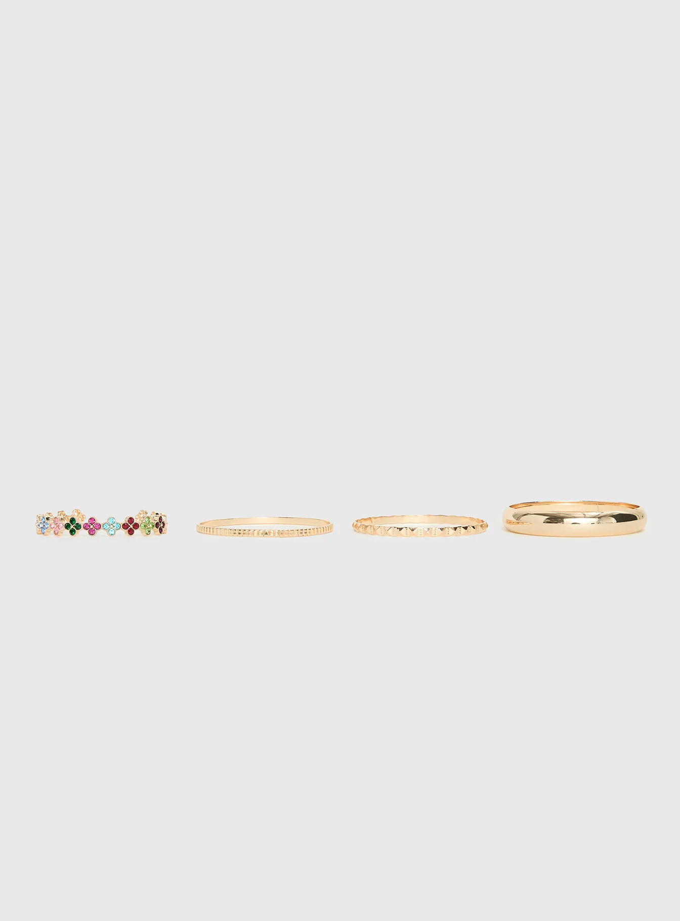 Blame Game Bracelet Set Gold