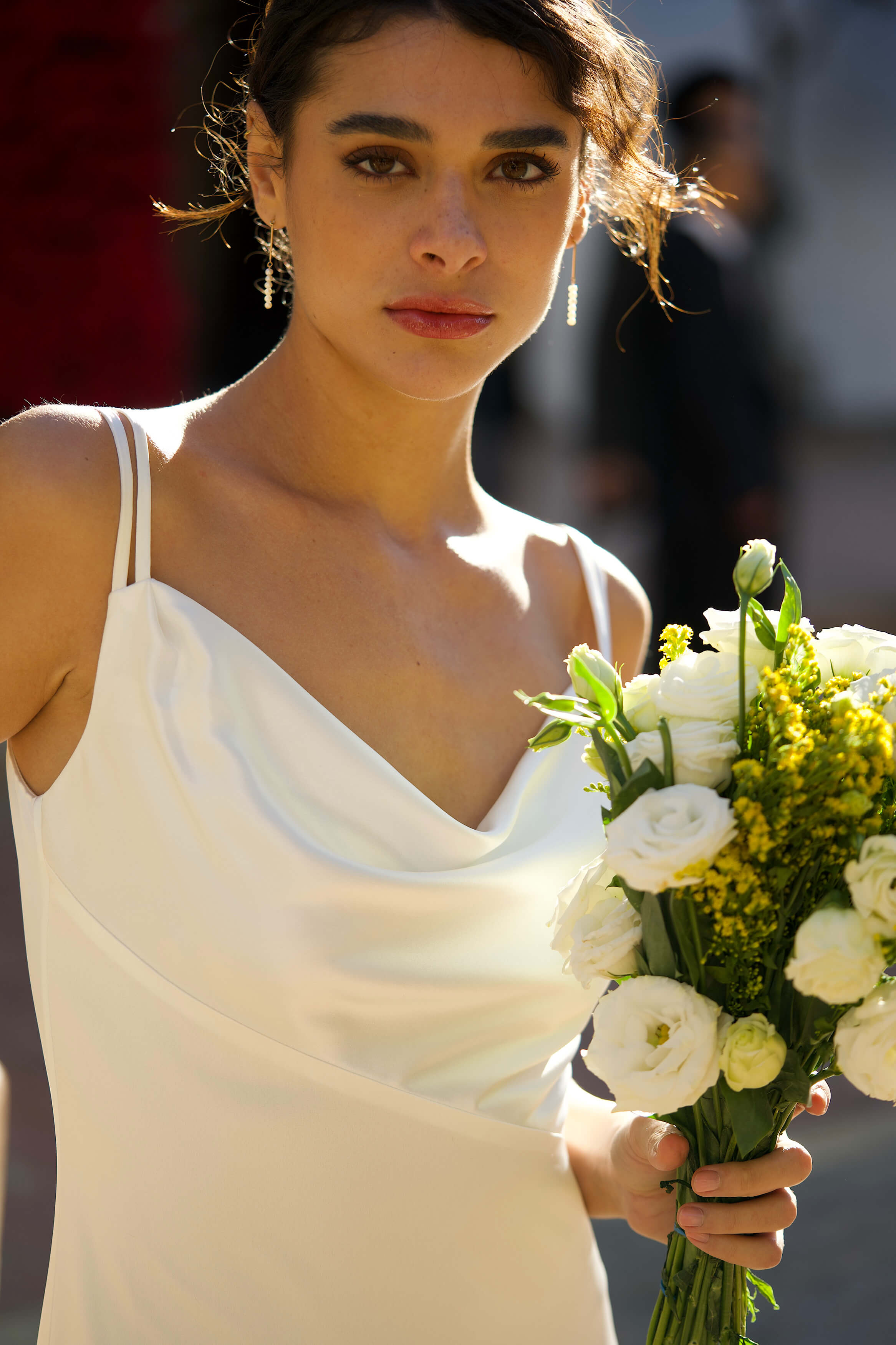 Charlize Cowl-Neck Dress