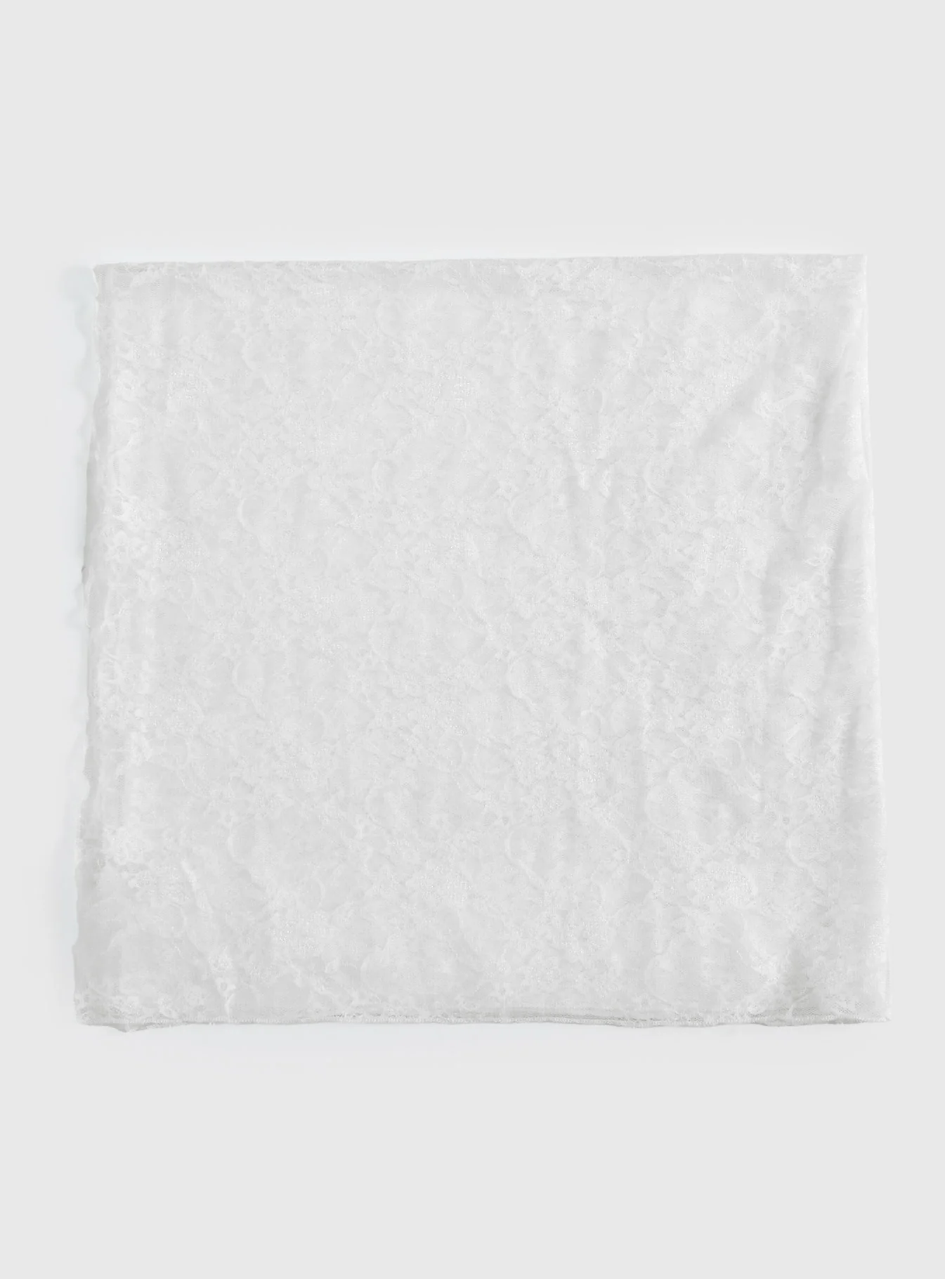 Nellie Hair Scarf White Lace