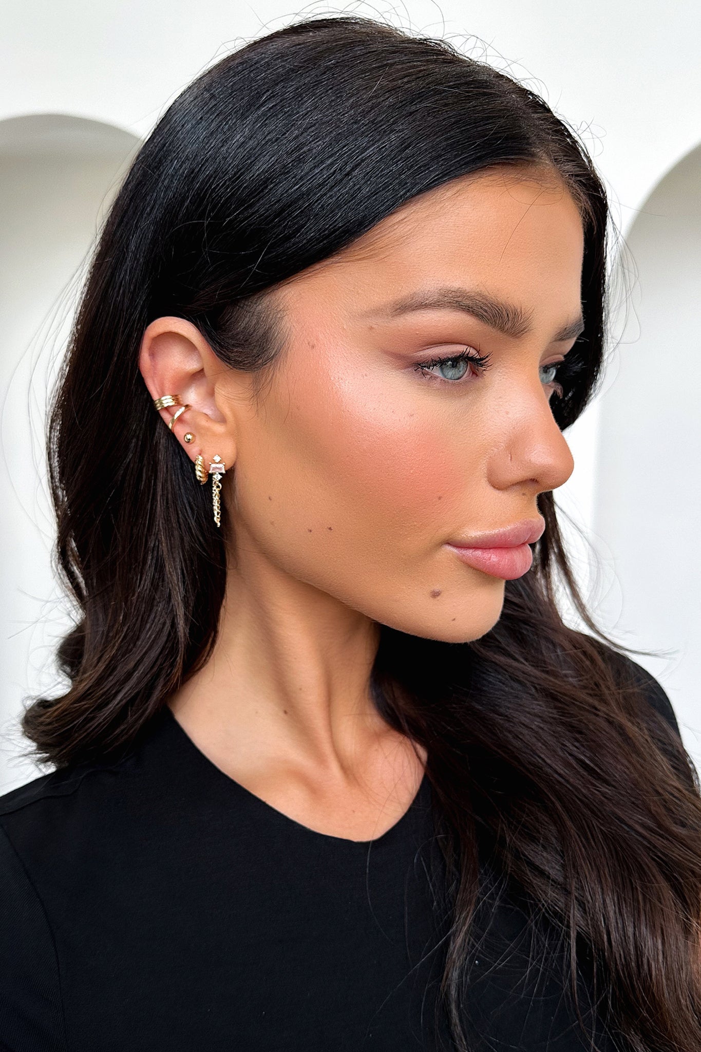 Levi Earrings 5 Pack - Gold