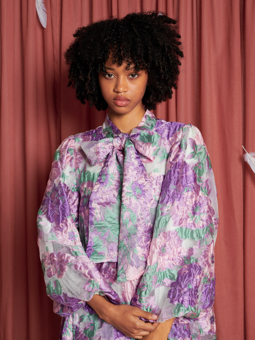 Revna Jacquard Mini Dress