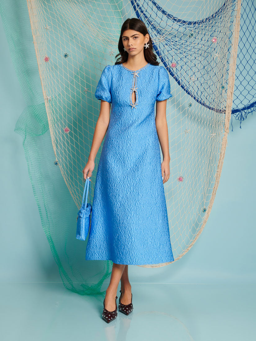 Reef Jacquard Midi Dress