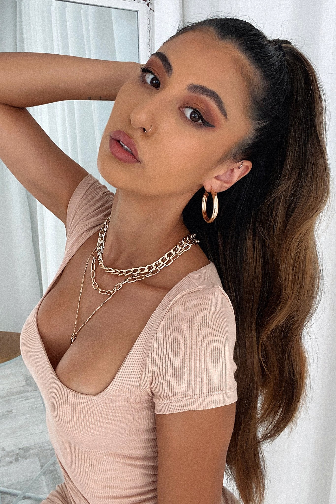 Fendi Hoop Earrings - Gold