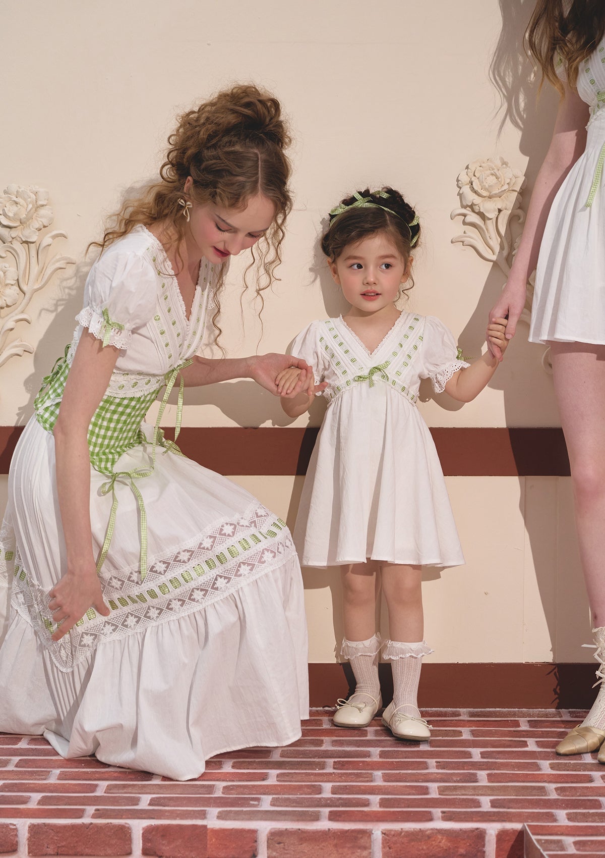 Toddler Girl Green Apple Paradise Dress