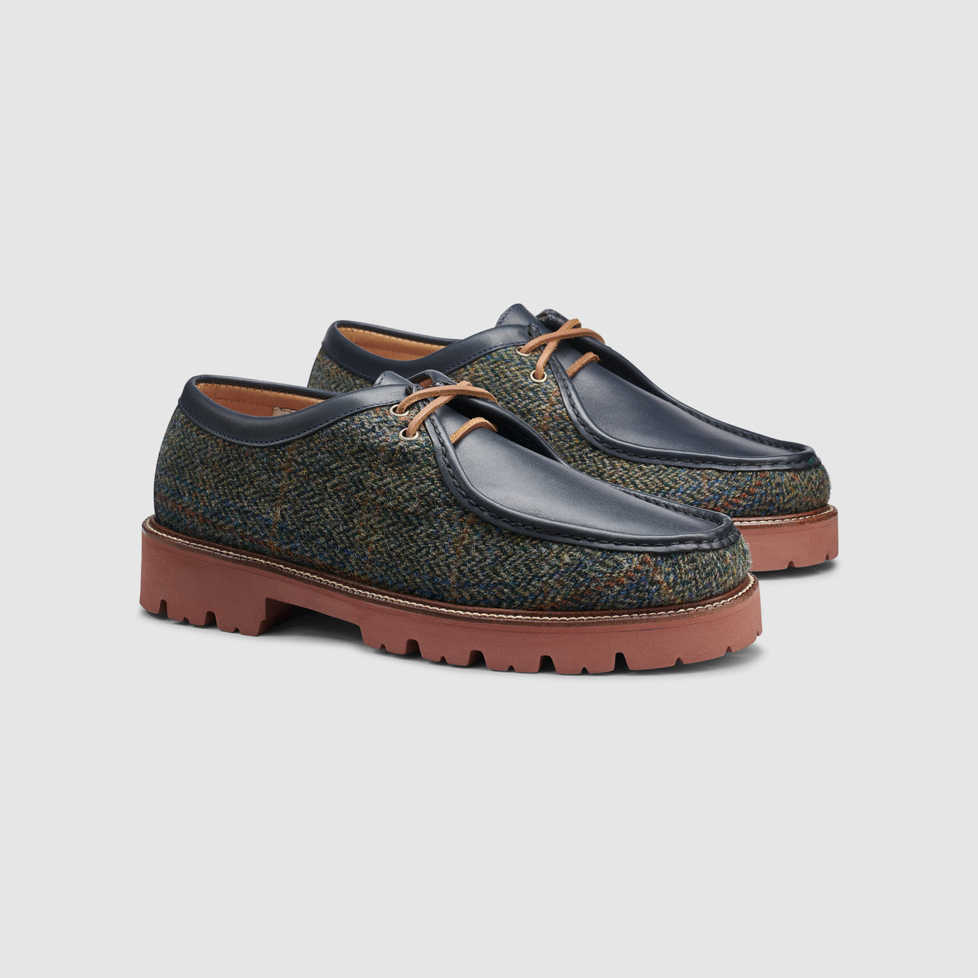 MENS WALLACE HARRIS TWEED MOC