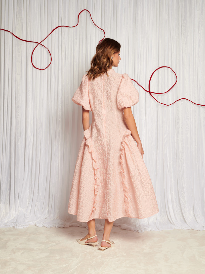 Swift Jacquard Midi Dress