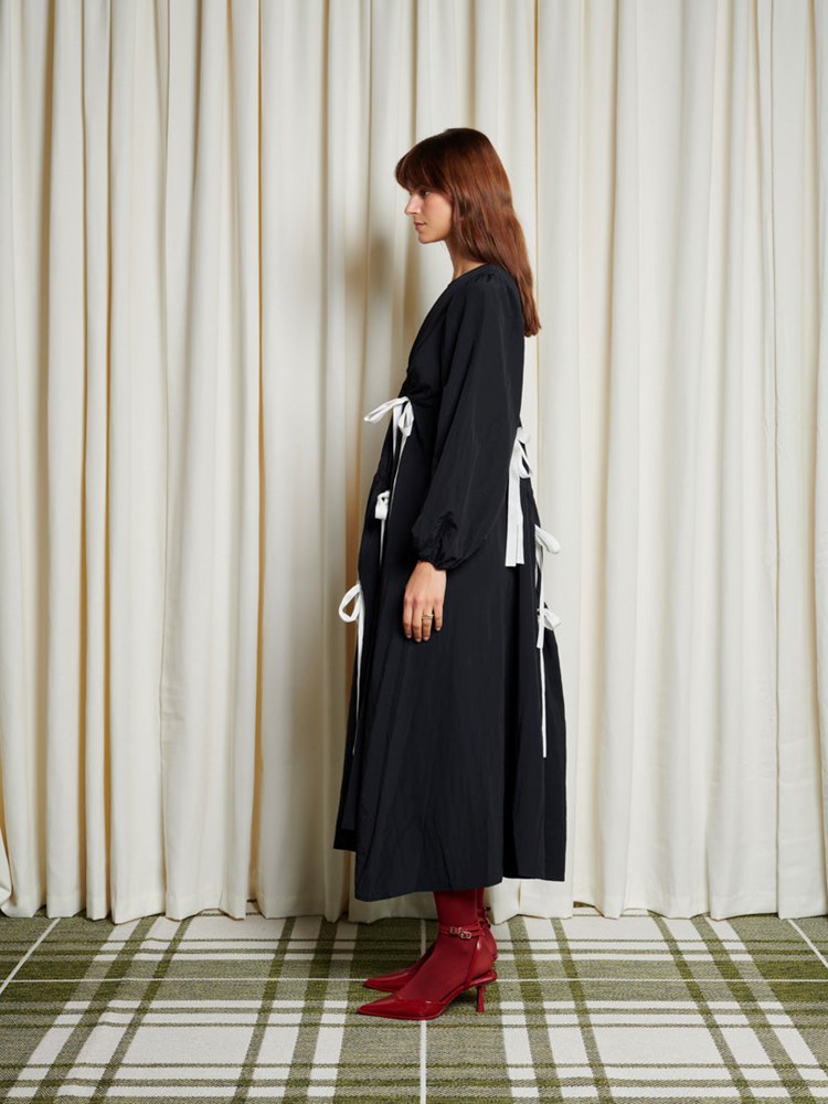 Campbell Ruched Midi Dress