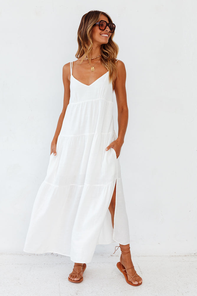 Carbell Maxi Dress White