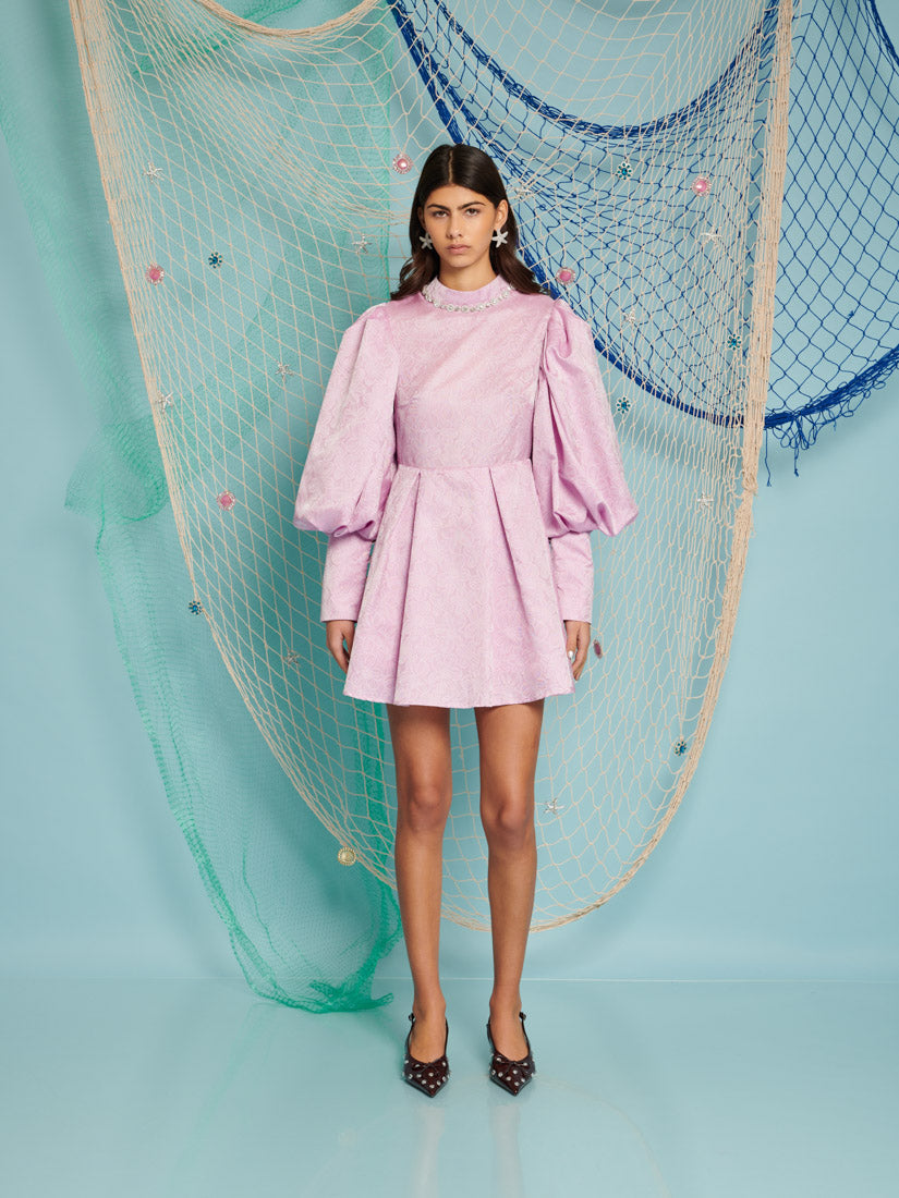 Isla Jacquard Mini Dress