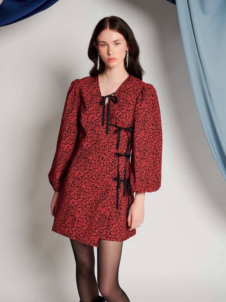 Bridget Ruched Midi Dress