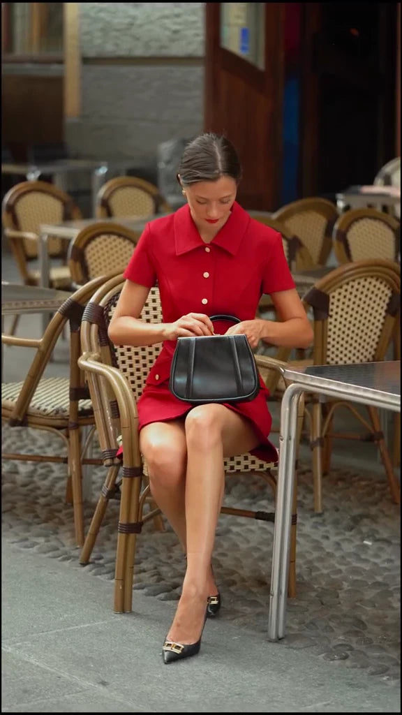 Lea Button-Down Dress