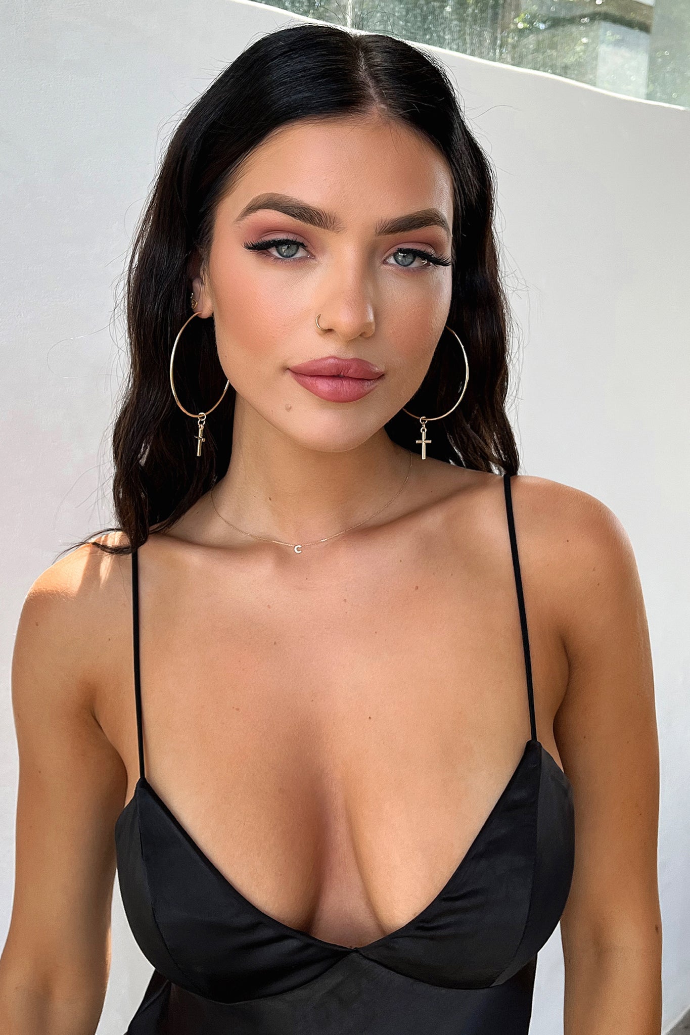 Sutton Hoop Earrings - Gold