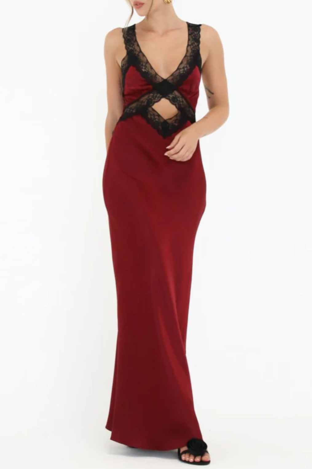 Crossroads Dress - Garnet