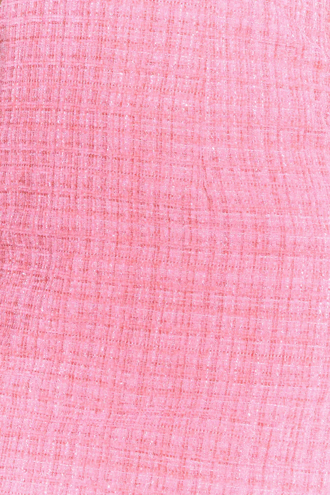 Style Classic Mini Dress Pink