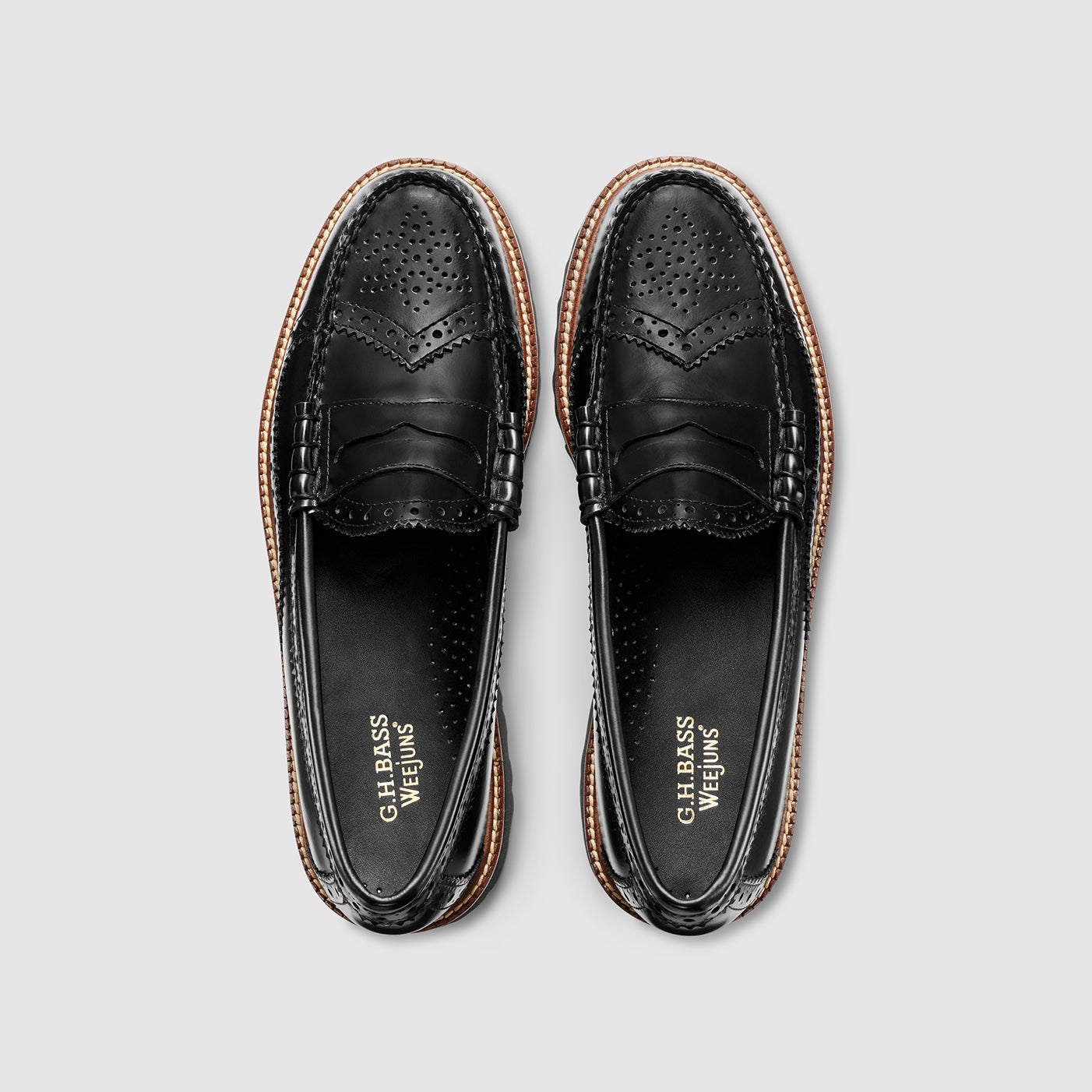 MENS LARSON WINGTIP LUG WEEJUNS LOAFER