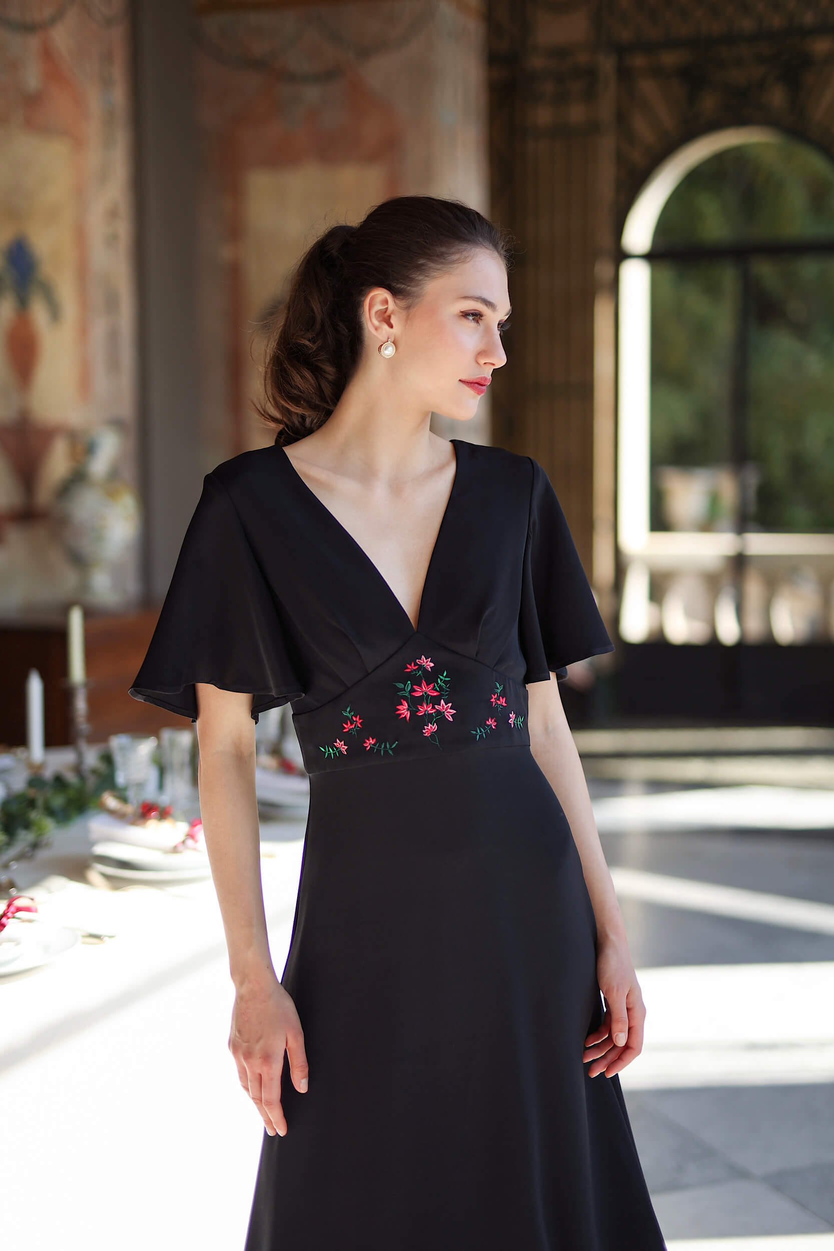 Coralie Embroidered Dress