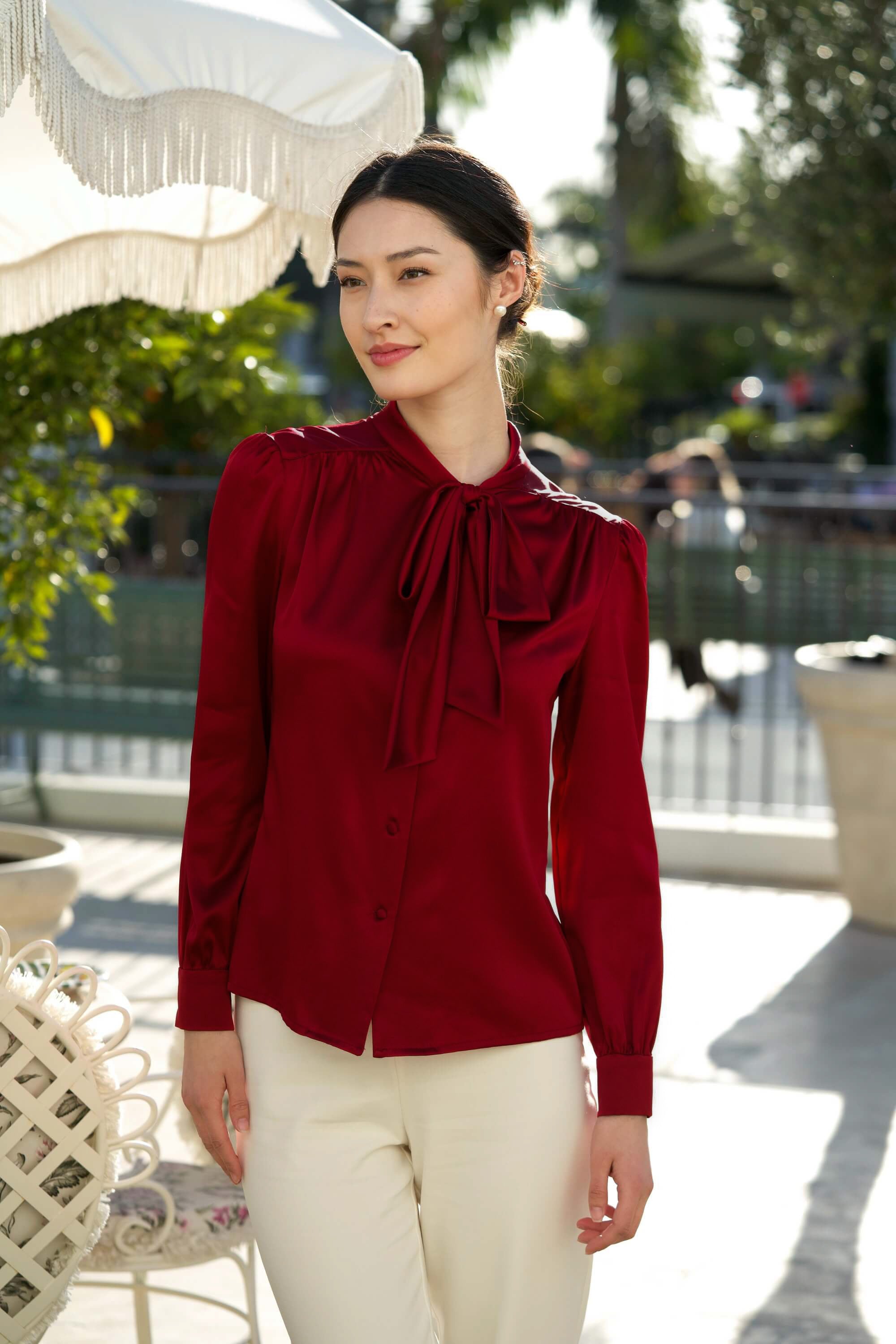 Lena Silk Blouse