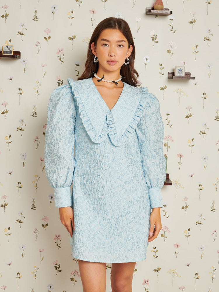 Keepsake Jacquard Mini Dress