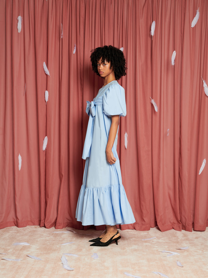 Flutter Bow Midi Dress