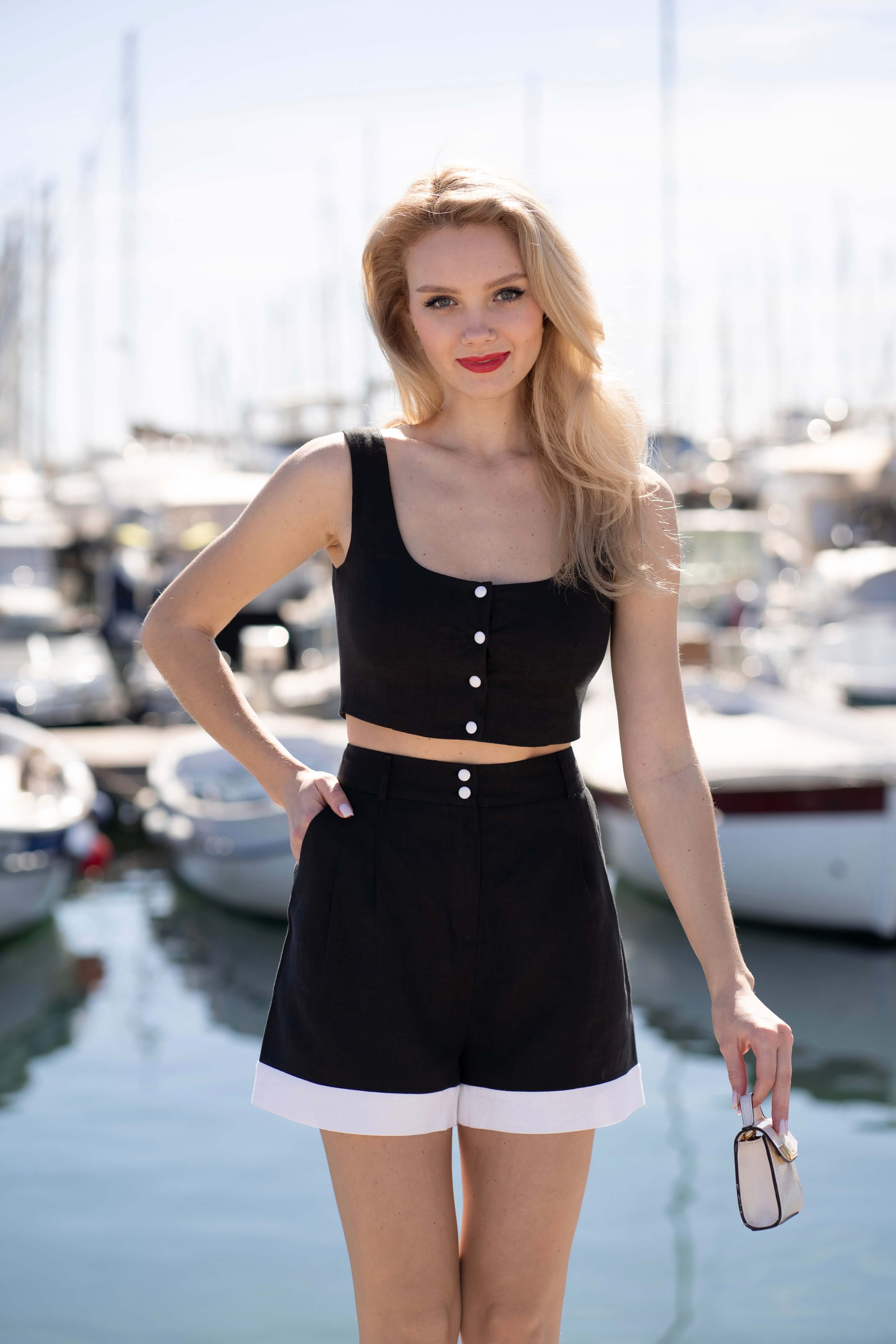 Cora Linen Two Piece